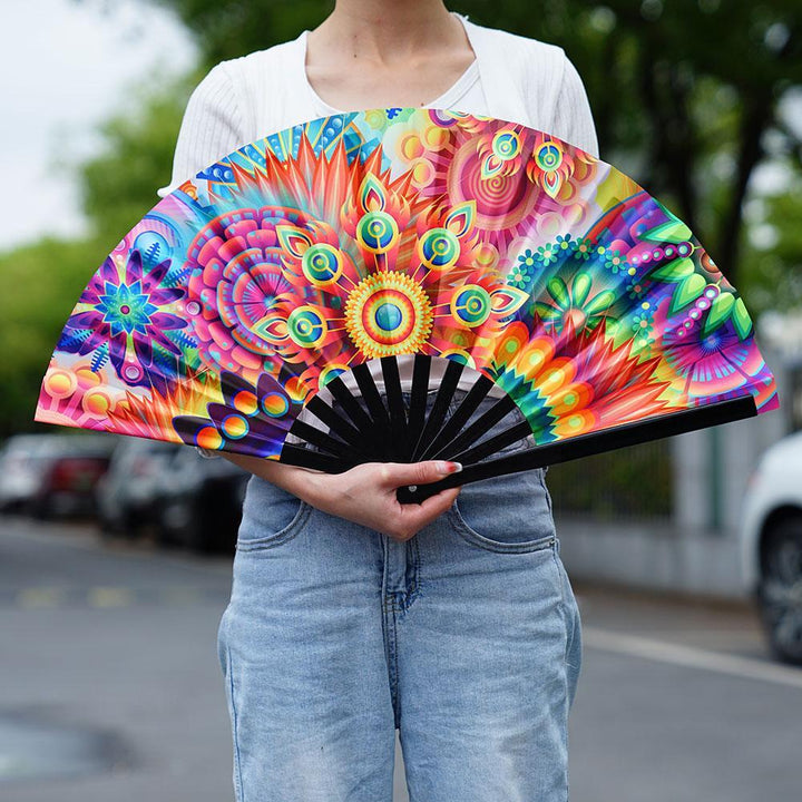 BowLift | Reflective Japanese Style Folding Hand Fan
