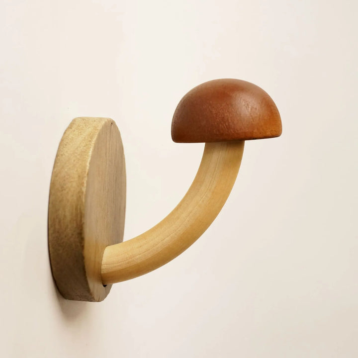 BowLift | Mystic Mushroom Wooden Wall Clothes Hanger
