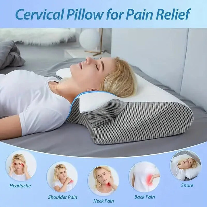 BowLift | Cervical Orthopedic Memory Foam Neck Pillow