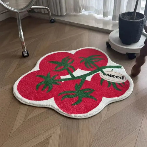 Red Tomatoes Rug | Bowlift