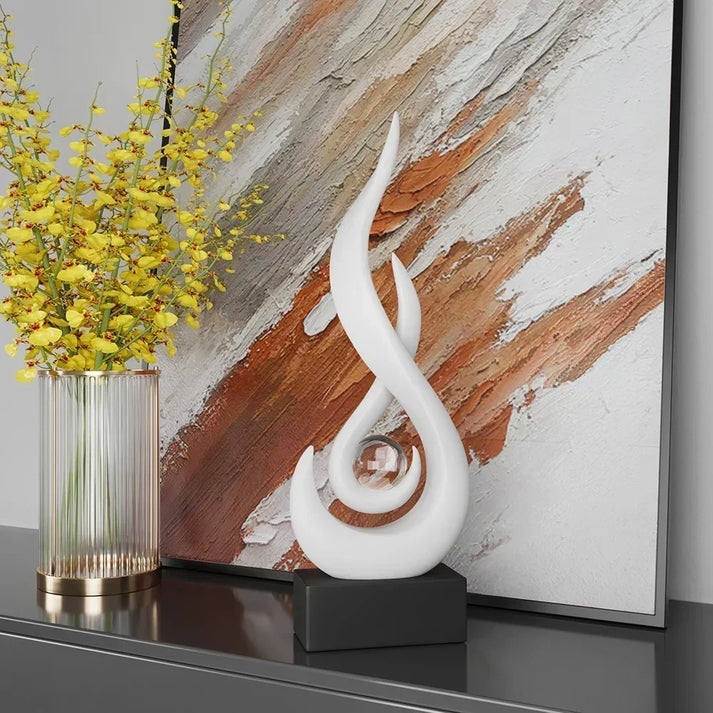 FlowSphere decorative sculpture - elegant room design Bowlift