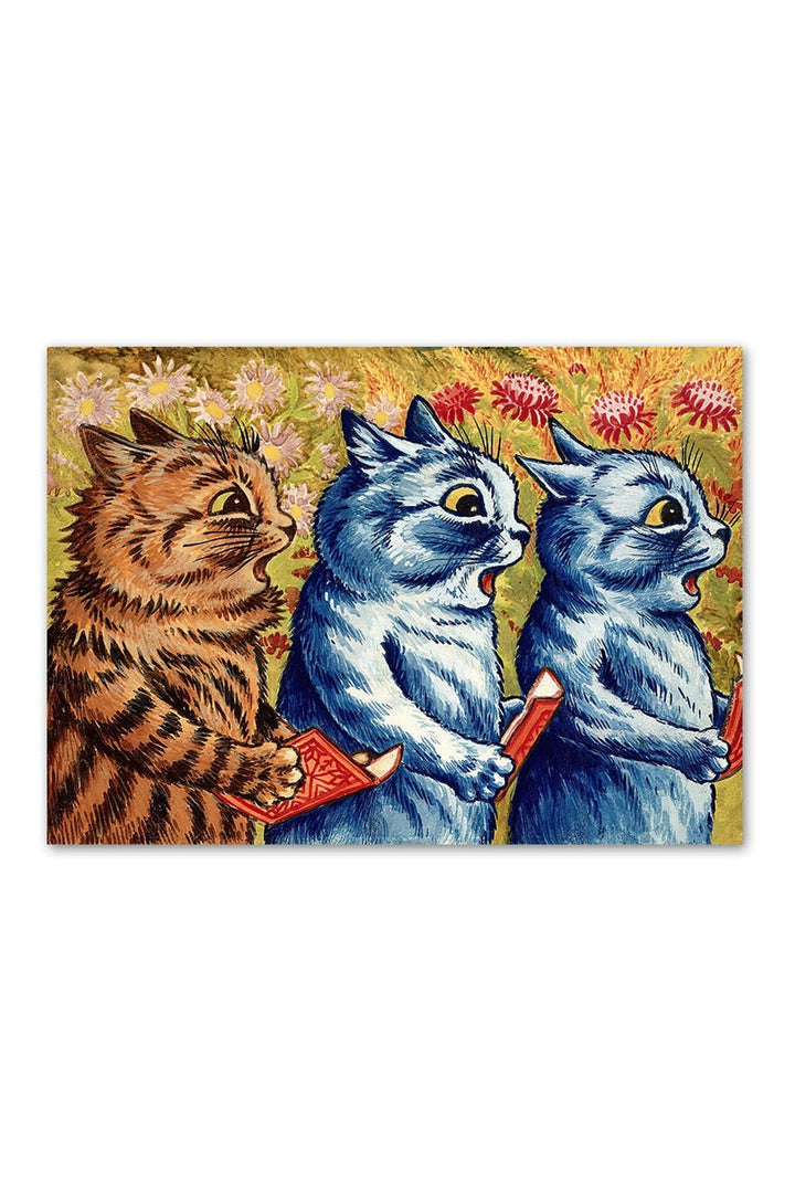Wain Cats Psychedelic Poster | Bowlift