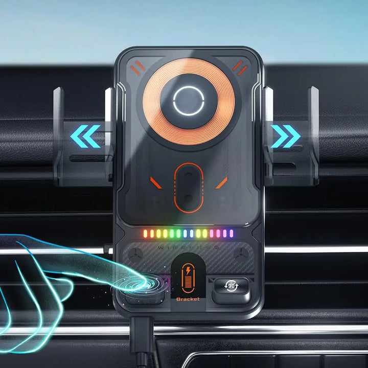 BowLift | Smart Auto-Clamp Wireless Charger Car Phone Holder