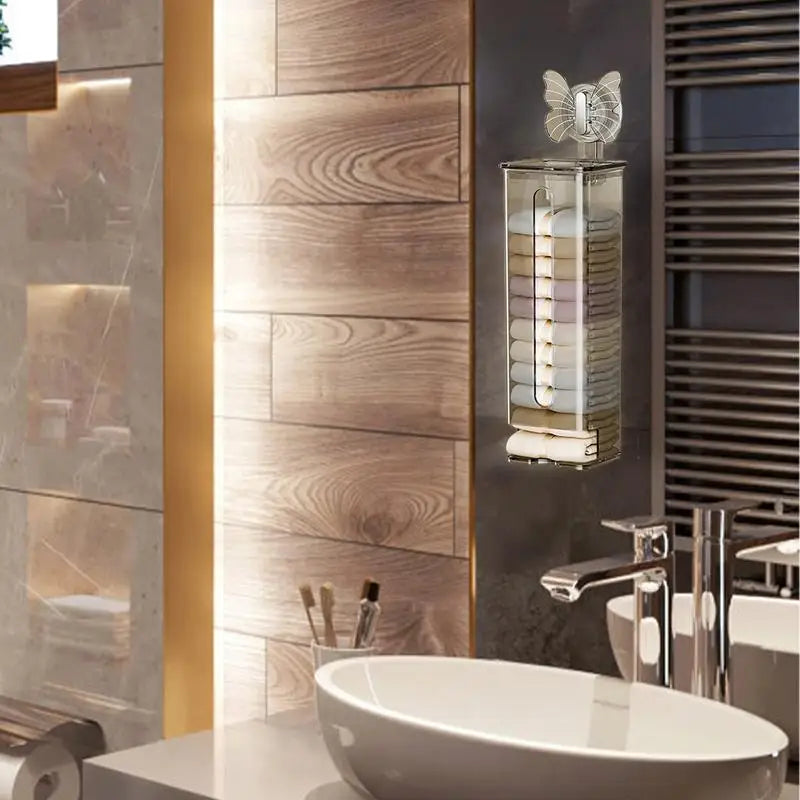 BowLift | Transparent Multifunctional Wall-Mounted Sock Organizer