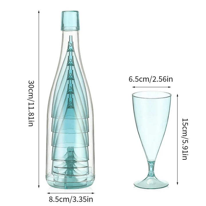 BowLift | Portable Travel Wine Glass Bottle Set