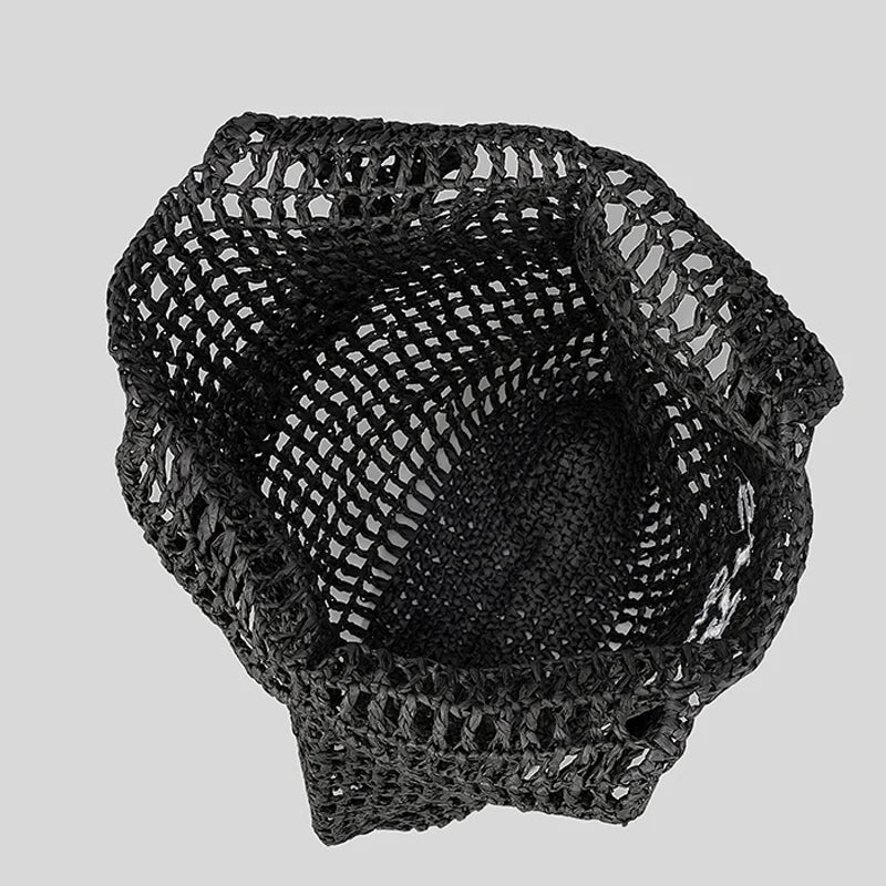 BowLift | Net straw crochet beach bag
