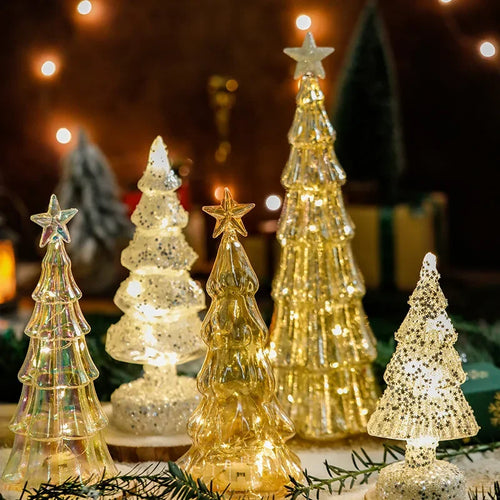BowLift | Christmas Time LED Frosted Glass Tree Lamp