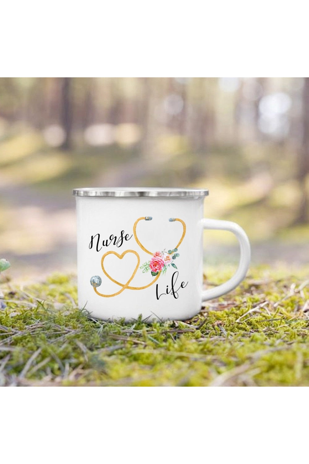 Life Themes Enamel Cup | Bowlift