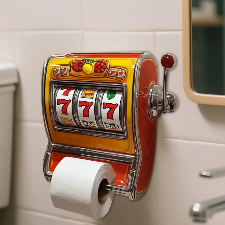 BowLift | Slot Machine Toilet Roll Holder