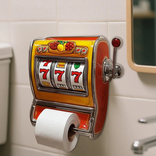 BowLift | Slot Machine Toilet Roll Holder