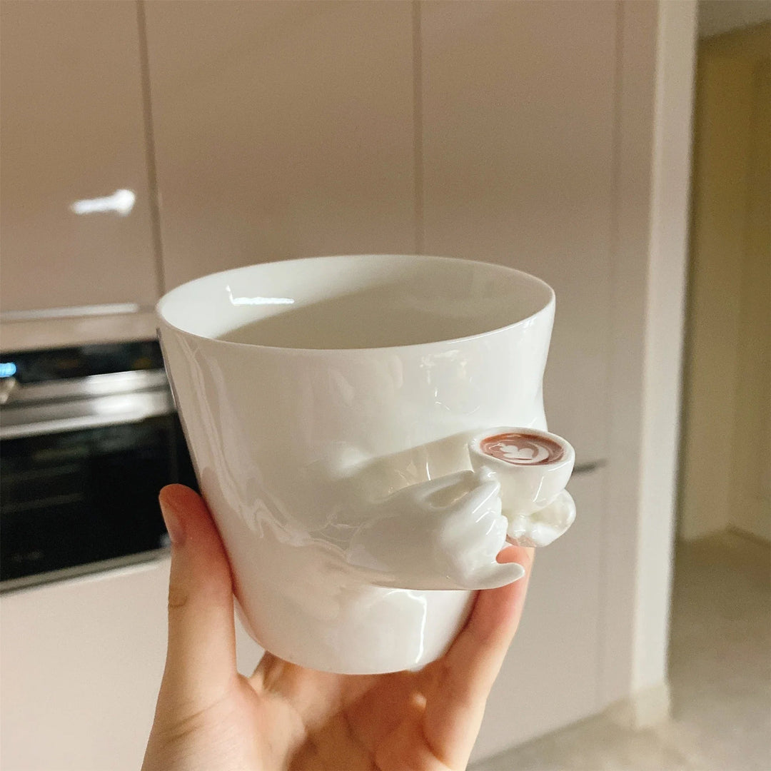 BowLift | Cute Mug-in-Mug Korean Style Coffee Cup