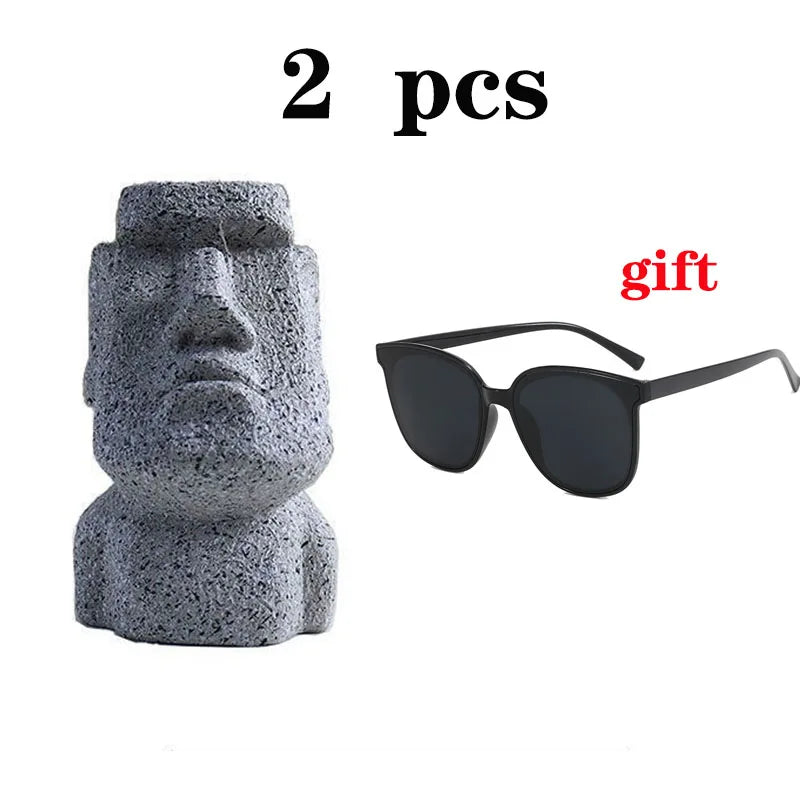 BowLift | Stone Face Eyeglass Holder Stand
