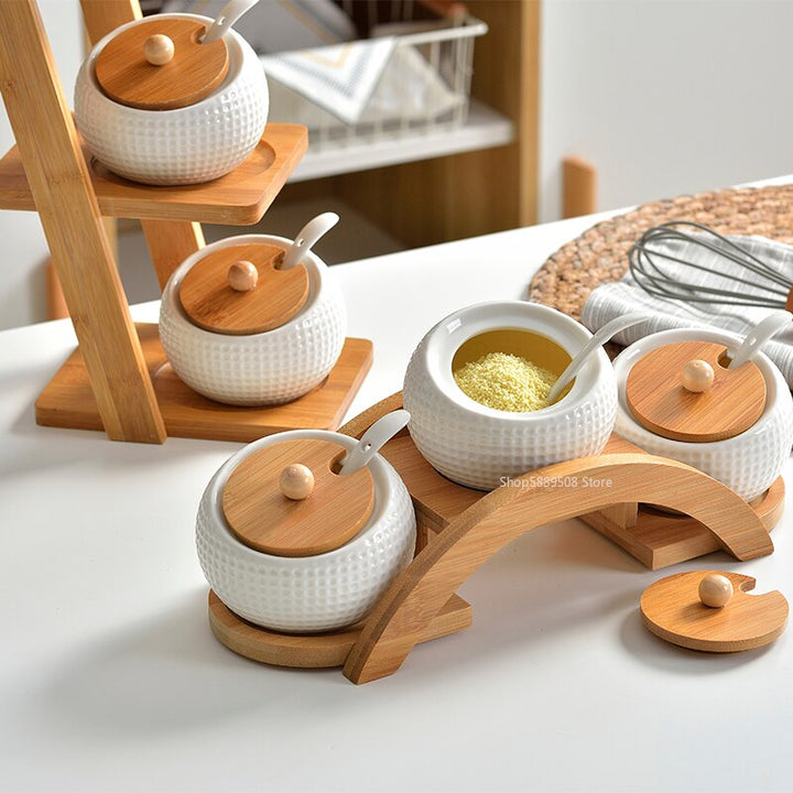 BowLift | Nordic Touch Ceramic Smart Seasoning Set