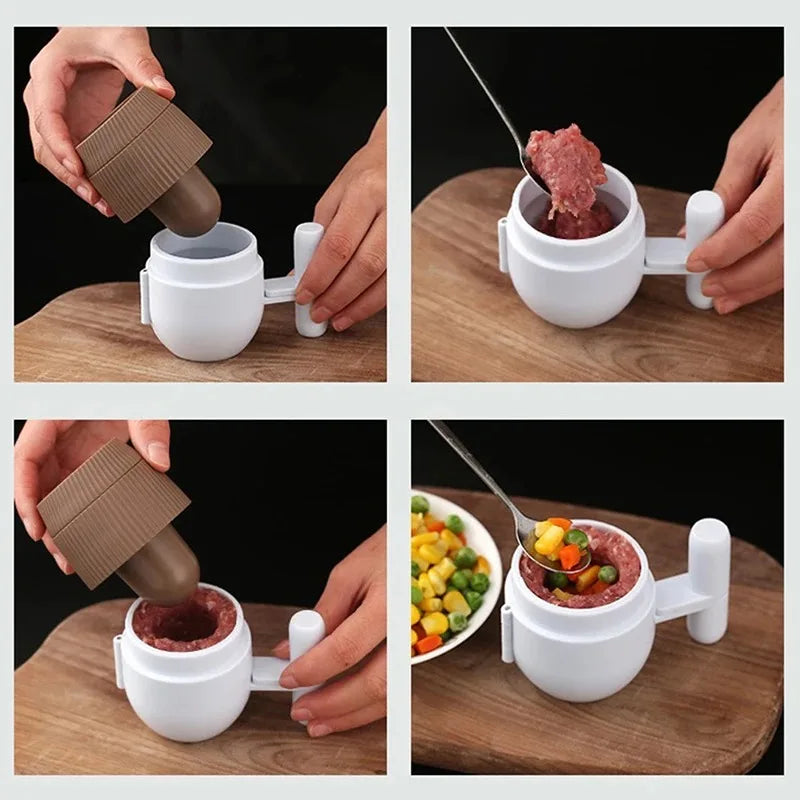 BowLift | Easy Press Non-Stick Stuffed Meatball Maker Mold