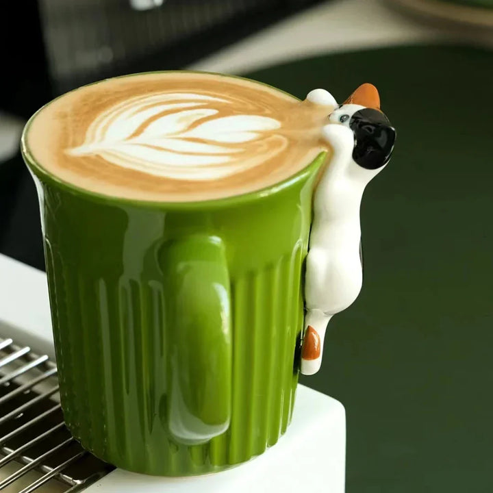 BowLift | Climbing Cat Coffee Mug
