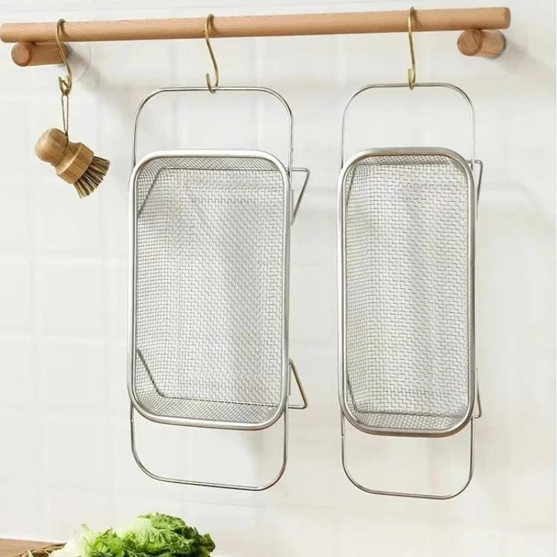 BowLift | Space-Saving Over-Sink Mesh Strainer Rack