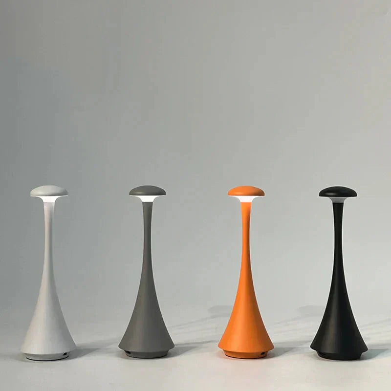 Rechargeable wireless table lamp Bowlift