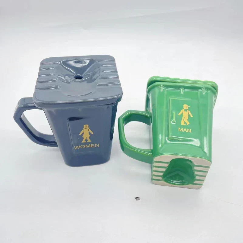 BowLift | Squatting Toilet Shape Ceramic Mug