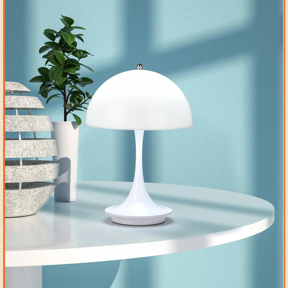 Ellas elegant LED table lamp Bowlift