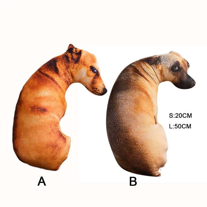 BowLift | Realistic Dog Soft Dog Plush Pillows