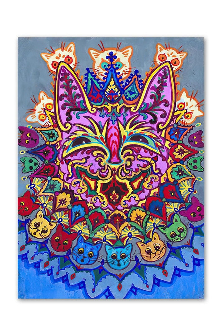 Wain Cats Psychedelic Poster | Bowlift