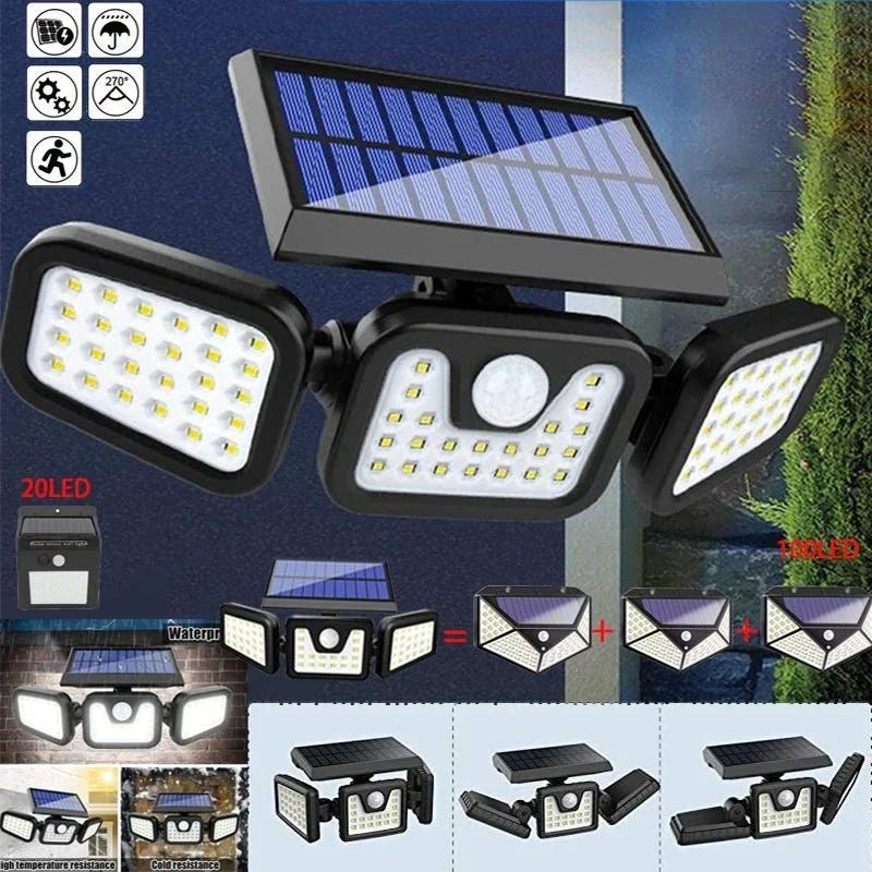BowLift | Power Save Motion Activated Outdoor Solar Lamp
