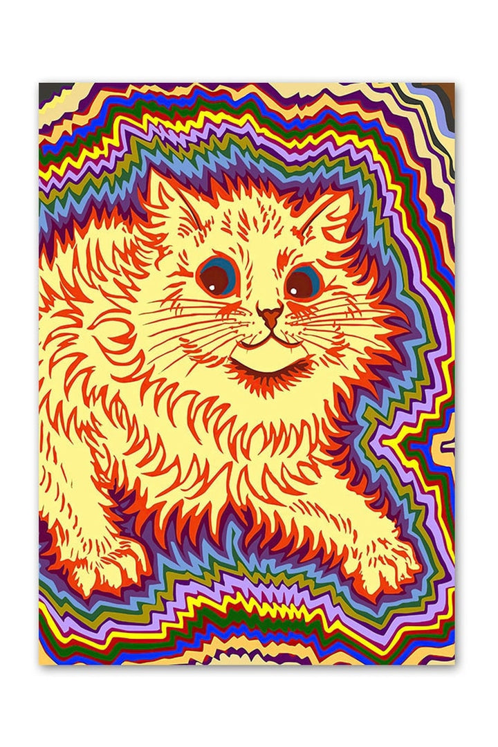 Wain Cats Psychedelic Poster | Bowlift