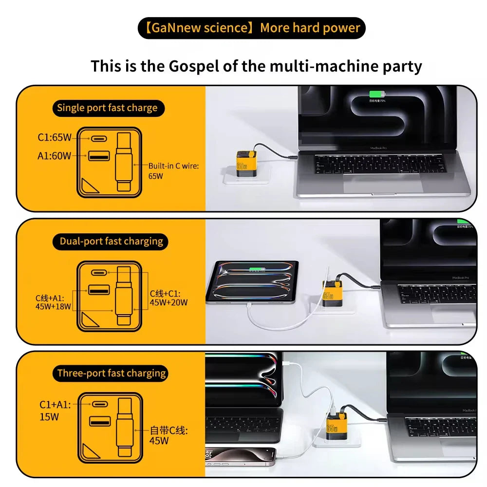 BowLift | Ultimate Super Rapid USB-C Charging Station Cube