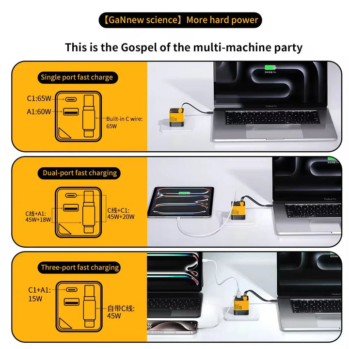 BowLift | Ultimate Super Rapid USB-C Charging Station Cube