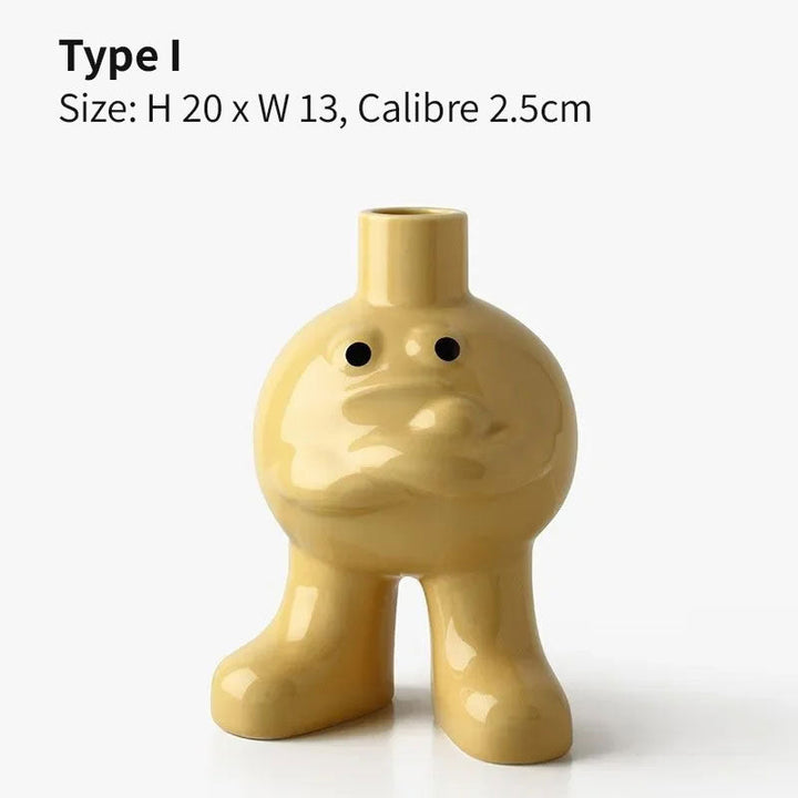Character Ceramic Vase | Bowlift