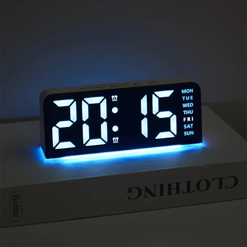 BowLift | Modern LED All Week Display Night Lamp Alarm Clock