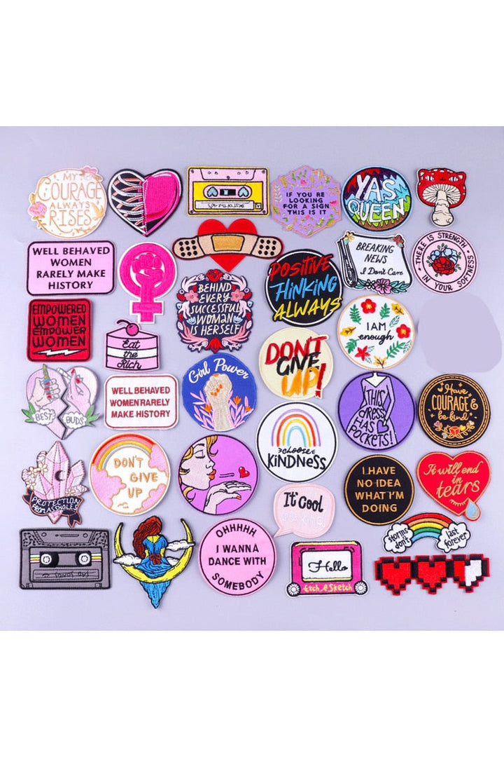 Cartoon embroidered patch | Bowlift
