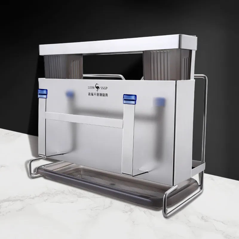 BowLift | Stainless Steel Wall Mounted Knife Organizer Rack