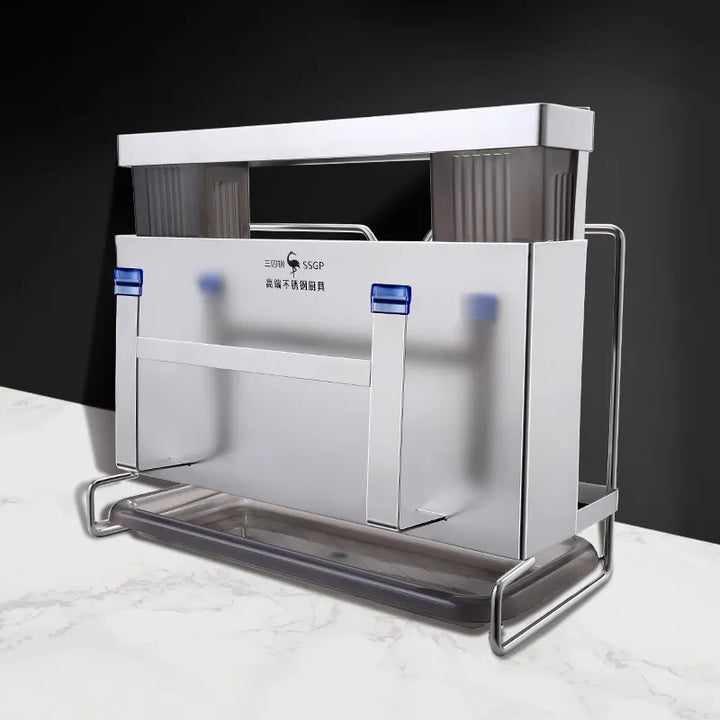 BowLift | Stainless Steel Wall Mounted Knife Organizer Rack