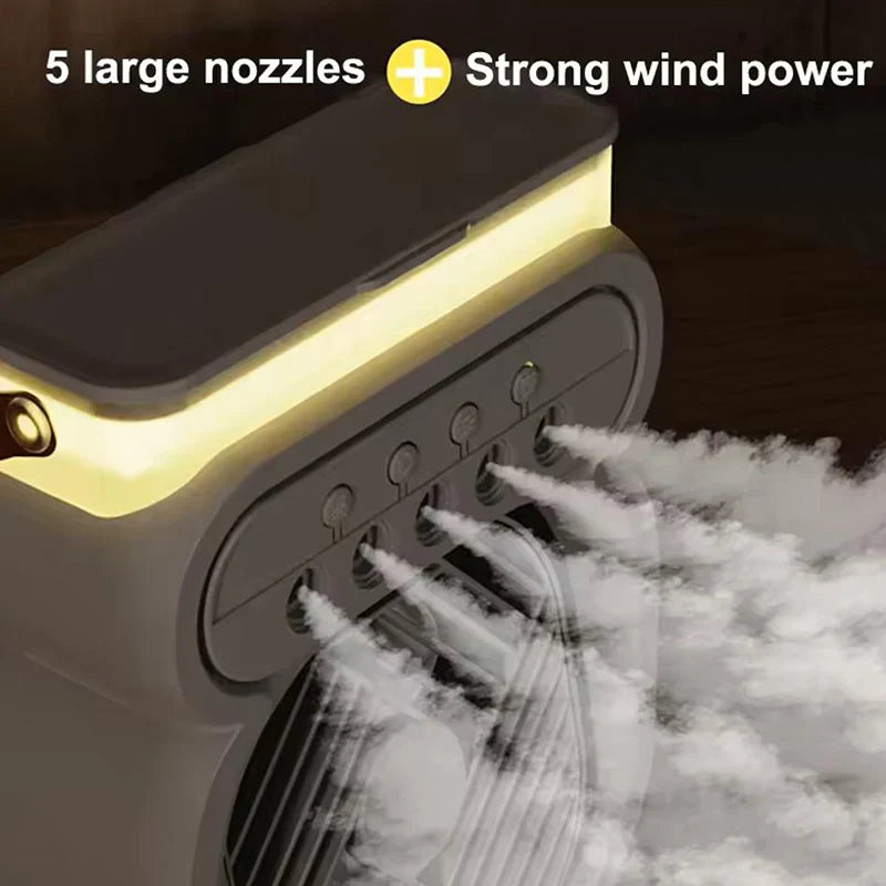 BowLift | 3in1 Air Cooler LED Night Lamp Humidifier Fan