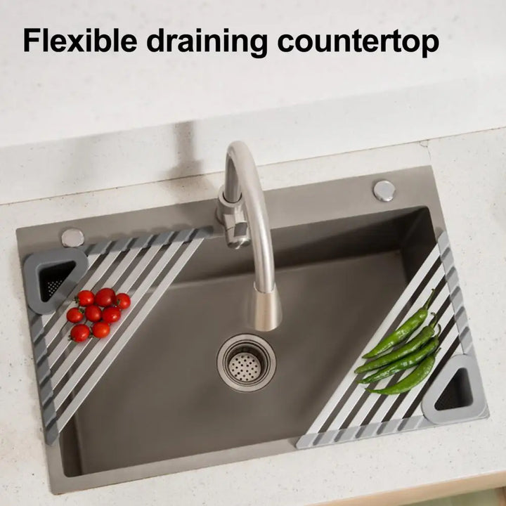 BowLift | Triangle Slip-Resistant Sink Corner Storage Shelf Rack