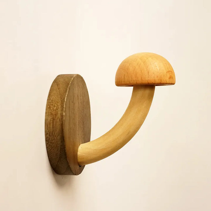 BowLift | Mystic Mushroom Wooden Wall Clothes Hanger