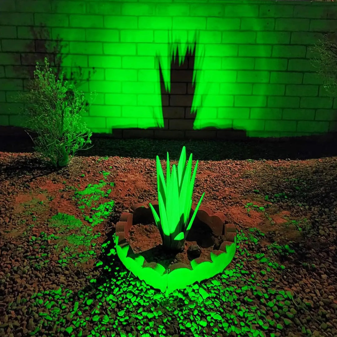BowLift | Solar Garden Spotlight LumiRay Set 4 | IP65 Waterproof | Automatic Twilight Sensor | LED Landscape Lighting