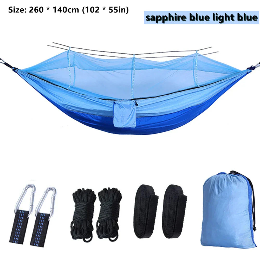 BowLift | NatureRest Hammock | Integrated Mosquito Net | Compact & Breathable