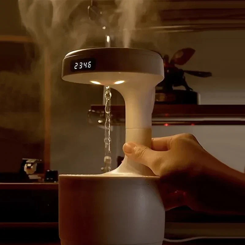 BowLift | Anti-Gravity Water Droplet Air Humidifier Night Lamp