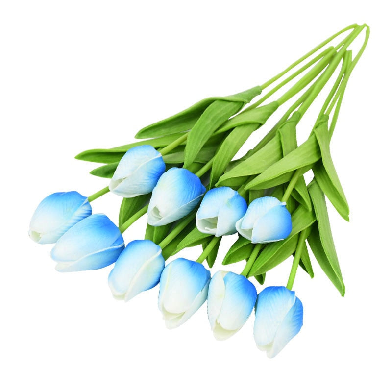 BowLift | Artificial Flower Bouquet with Tulips, Decoration (10 Pieces)