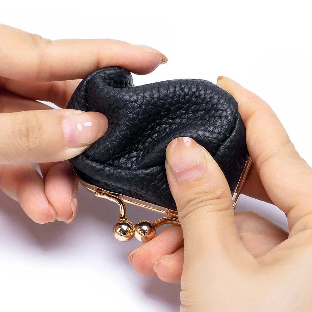 BowLift | Mini Retro Leather Travel Jewelry Storage Bag