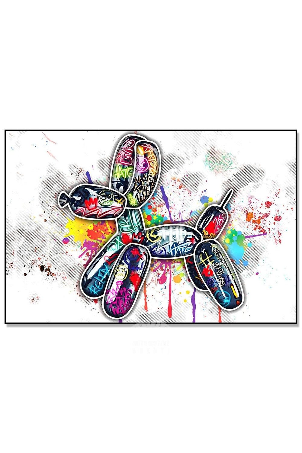 matching Graffiti Balloon Poster | Bowlift