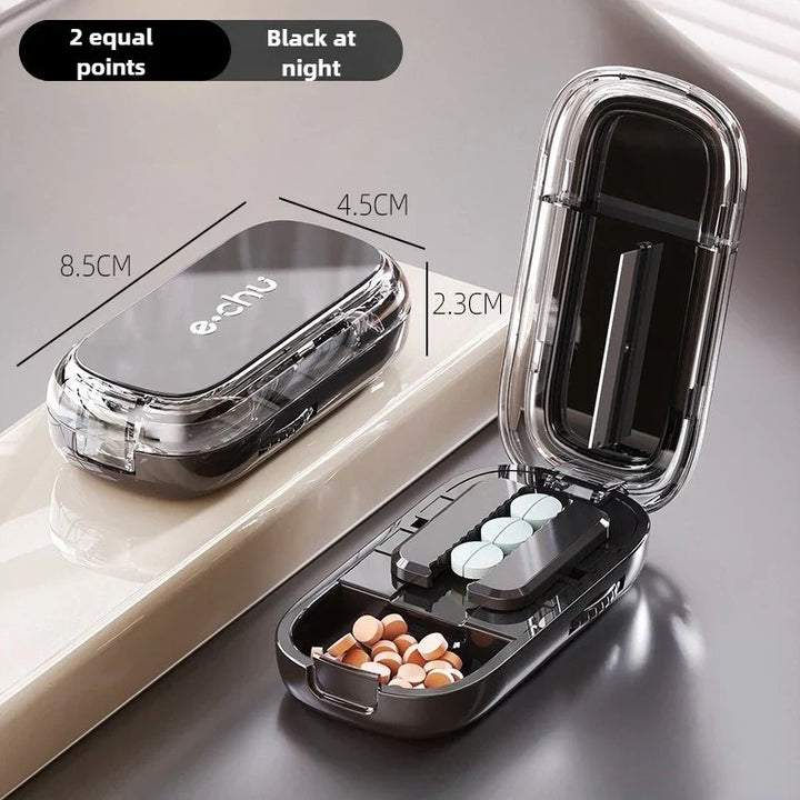 BowLift | Pocket Size Dustproof Pill Cutter Organizer