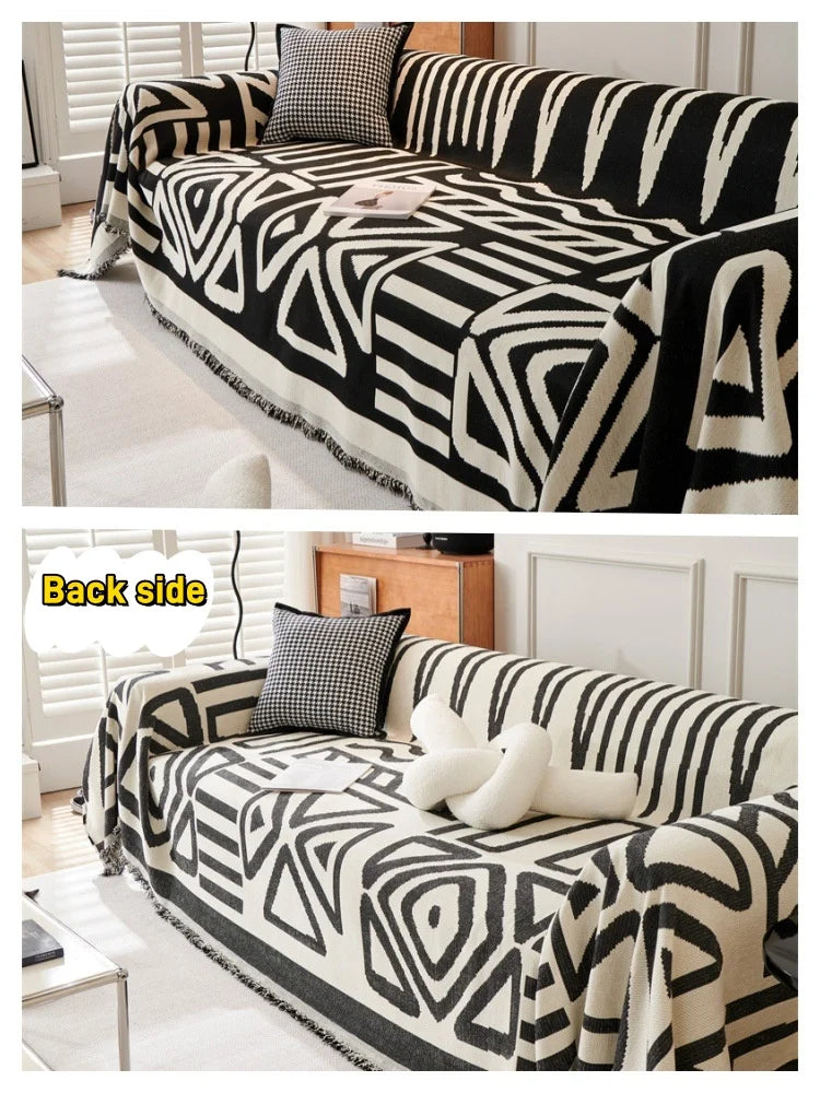 BowLift | Sofa Towel With Tassels