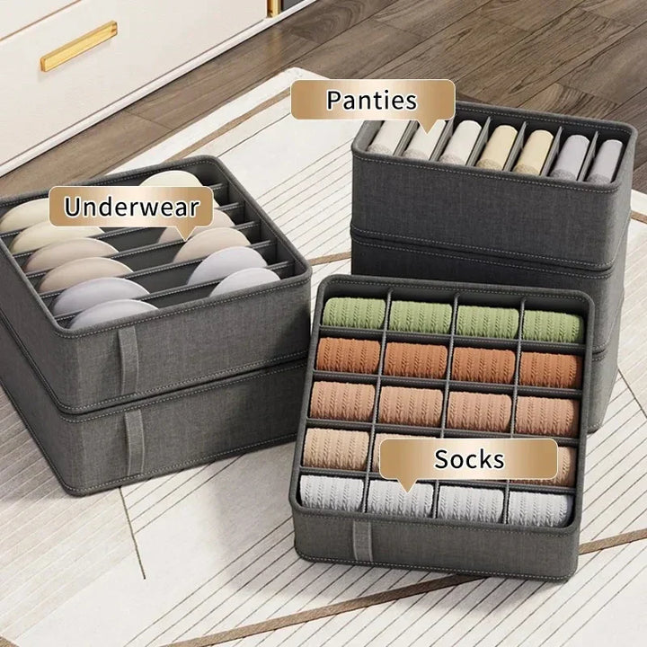 BowLift | ClarityBox Wardrobe Organizer | Collapsible & Space-Saving | High-Quality Non-Woven Fabric Material
