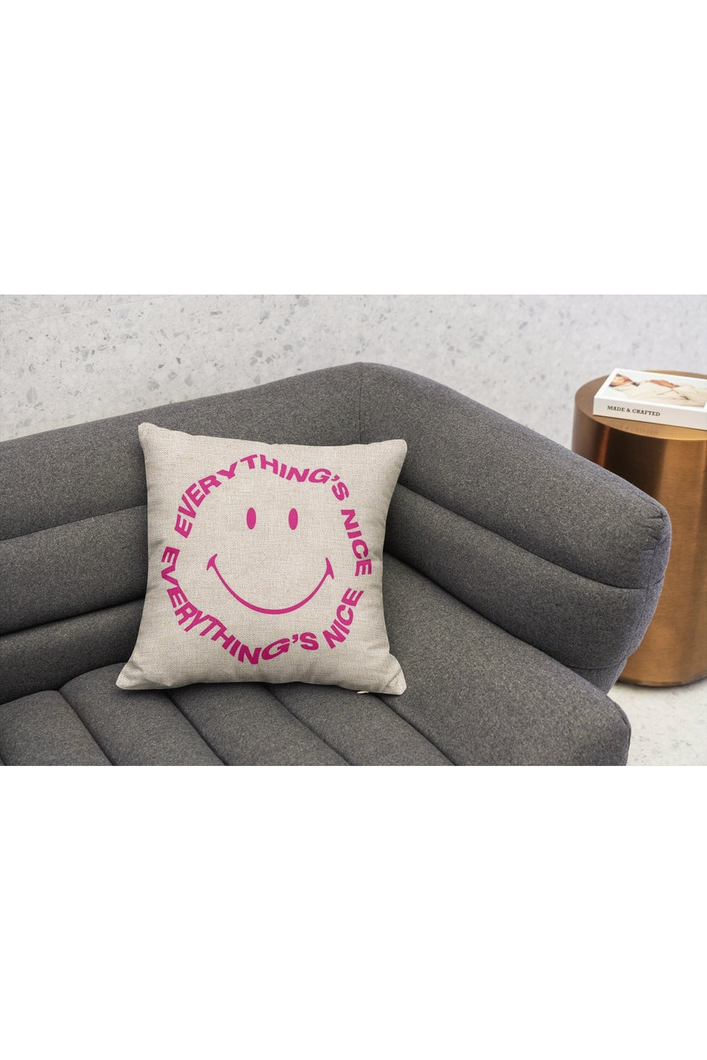 Rosa Quadrat Decorative Pillowcase | Bowlift
