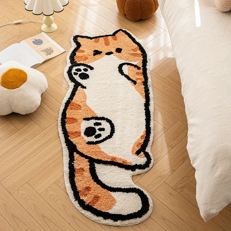 BowLift | Playful Cat Area Irregular Rug