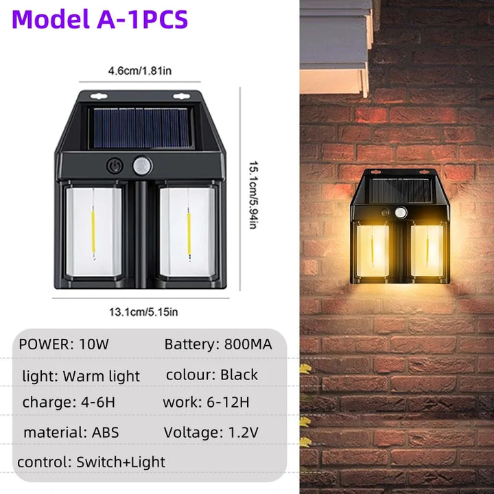 BowLift | Night Guard LED Solar Wall Waterproof Lamp
