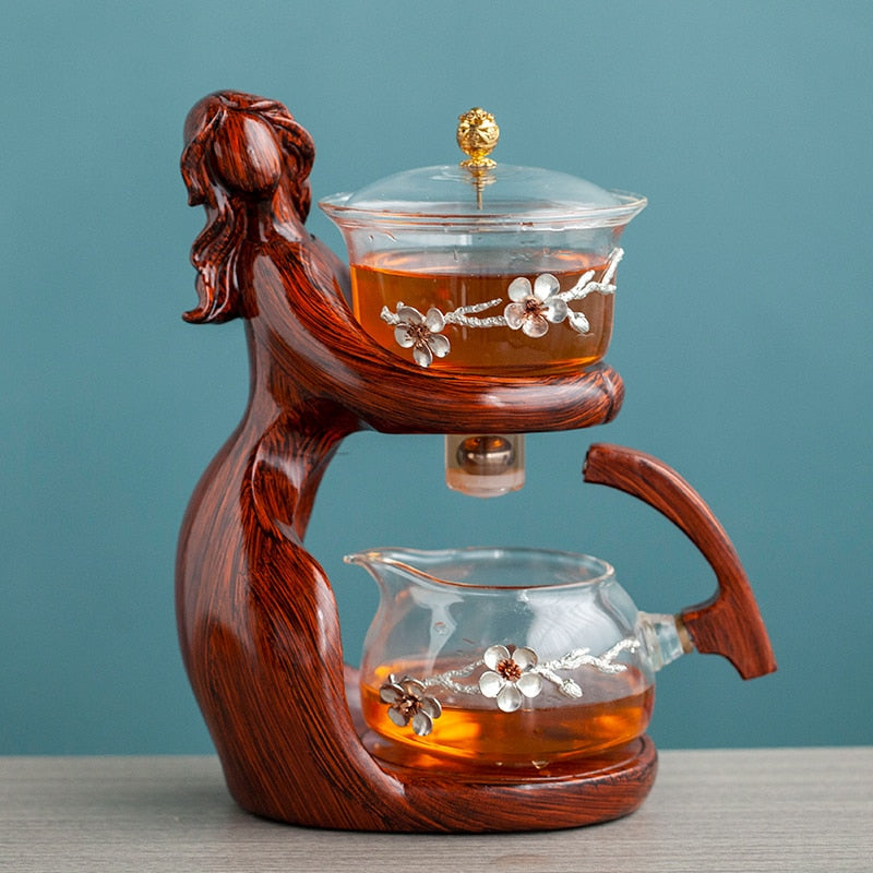 BowLift | Dreamy Mermaid Wooden Teapot